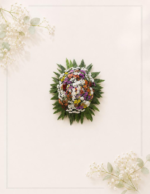 Coroa Essencial — coroa de flores para velório em Londrina